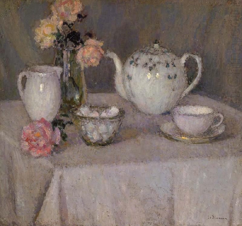 Le Sidaner Henri Tasse de the 1938 china oil painting image